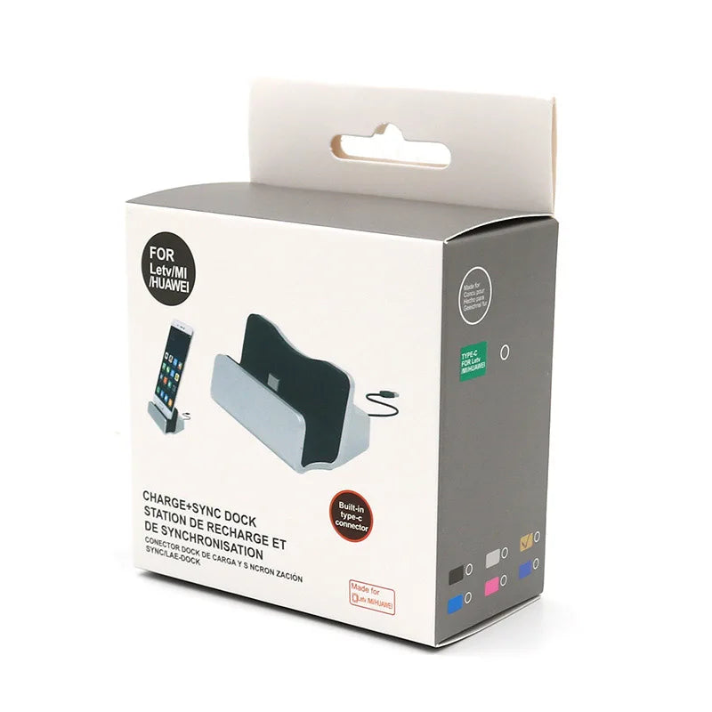 Type C Charger USB 3.1 Charging Base Dock Station Port Sync Cradle Charger Docking Stand Holder