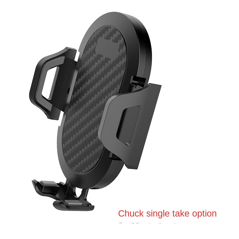 Long Rod Automatic Lock Car Phone Holder Telescopic Suction Cup Mount for Car Air Vent Lazy Live Streaming