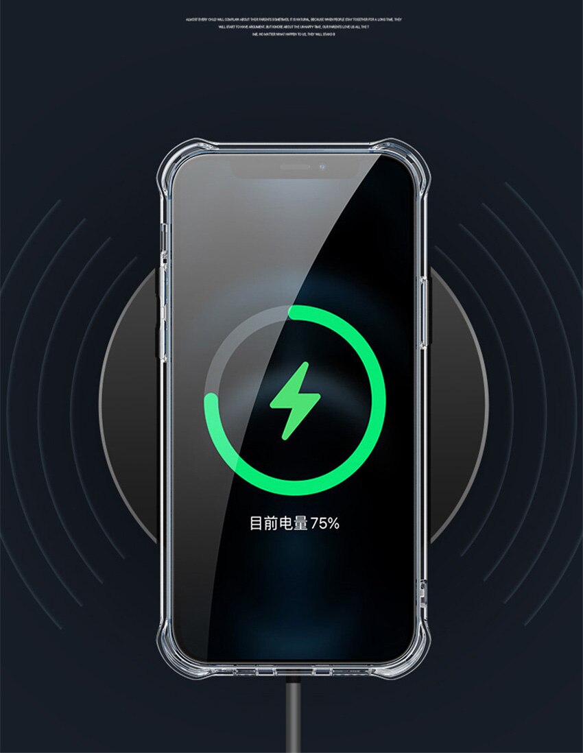 Magnetic Case For iPhone 12 Pro  Magsafe Charger Protective Case For iPhone12 Mini Wireless Charger Transparent Capa