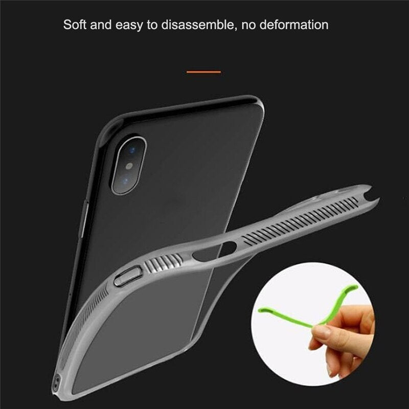 Strong Protection Four Corner Anti Dropping Case Protective Cover Transparent Tpu Soft Shell FOR Iphone 11