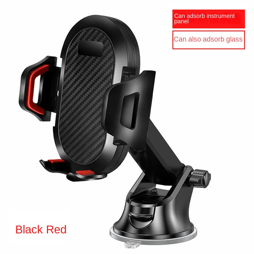 Long Rod Automatic Lock Car Phone Holder Telescopic Suction Cup Mount for Car Air Vent Lazy Live Streaming