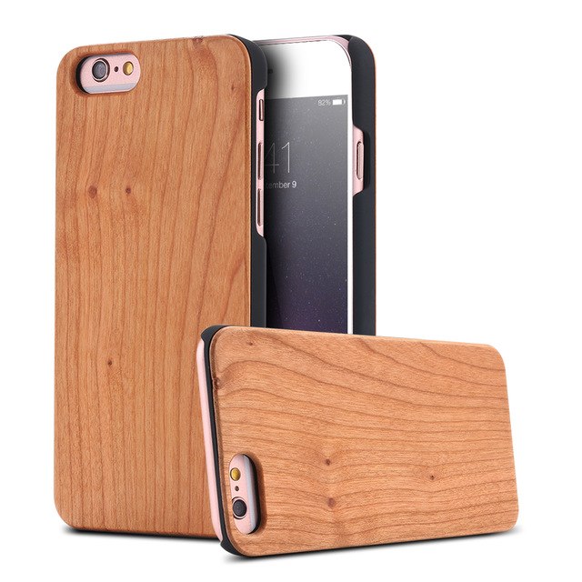 Geniune Bambus Fall Für iPhone 6 6 s Plus 100% Natürliche Holz Abdeckung Für iPhone 5 5 s SE X 7 8 Plus 6 6 s Xr Xs Max Funda Tasche