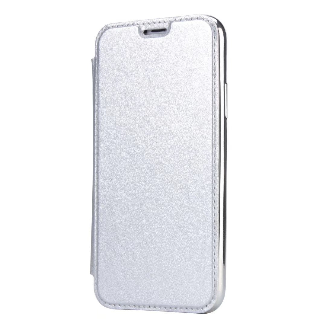 Suitable for iPhone 15 ultra-thin phone case XR electroplated TPU 12 phone protective case Apple 14 flip leather case