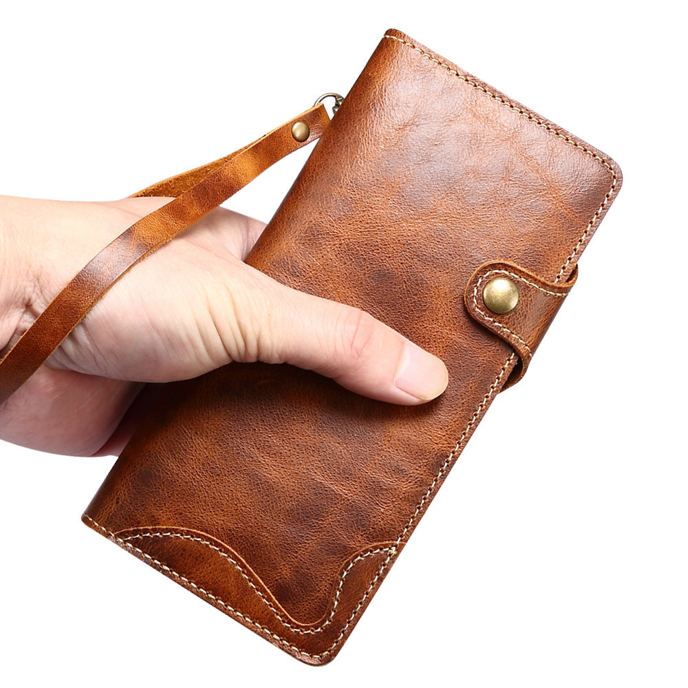 Samsung S22 Retro Leather Leather Case