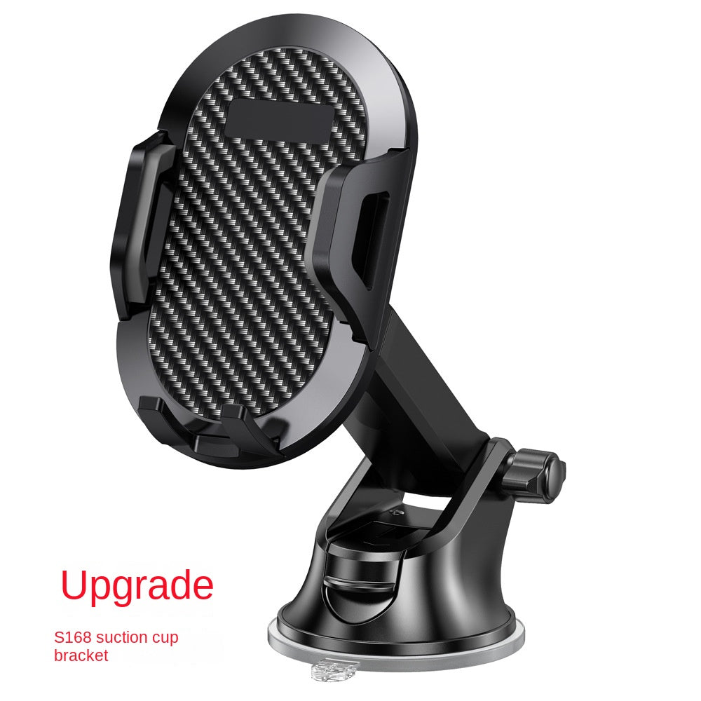 Long Rod Automatic Lock Car Phone Holder Telescopic Suction Cup Mount for Car Air Vent Lazy Live Streaming